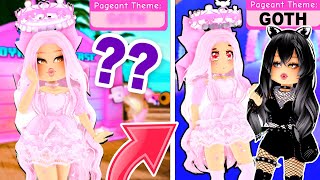 TRYING TO WIN THE PAGEANT WITHOUT KNOWING THE THEME CHALLENGE! Royale High Roblox