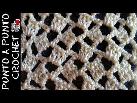 Punto Calado No 14 En Crochet Paso A Paso Youtube