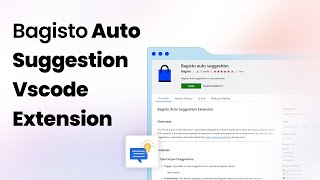 Bagisto Auto Suggestion Vscode Extension