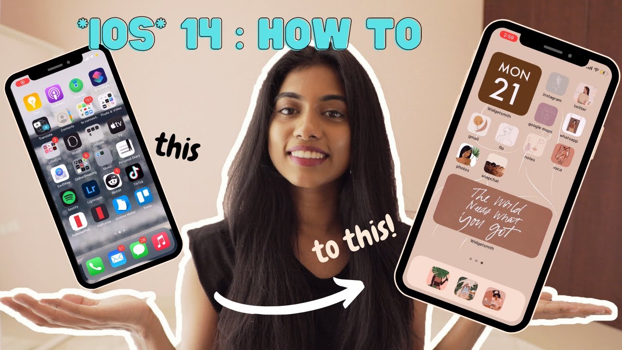 IOS 14 : How to customize your apps ~aesthetically~ | widgetsmith ...