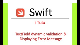 Famous Text field/user input dynamic validation with Error message display- Swift Net Worth