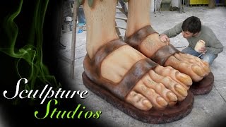 Giant Feet By Sculpture Studios