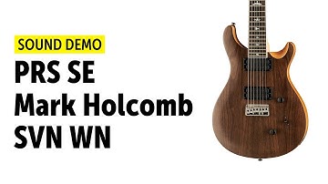 PRS SE Mark Holcomb SVN WN - Sound Demo (no talking)