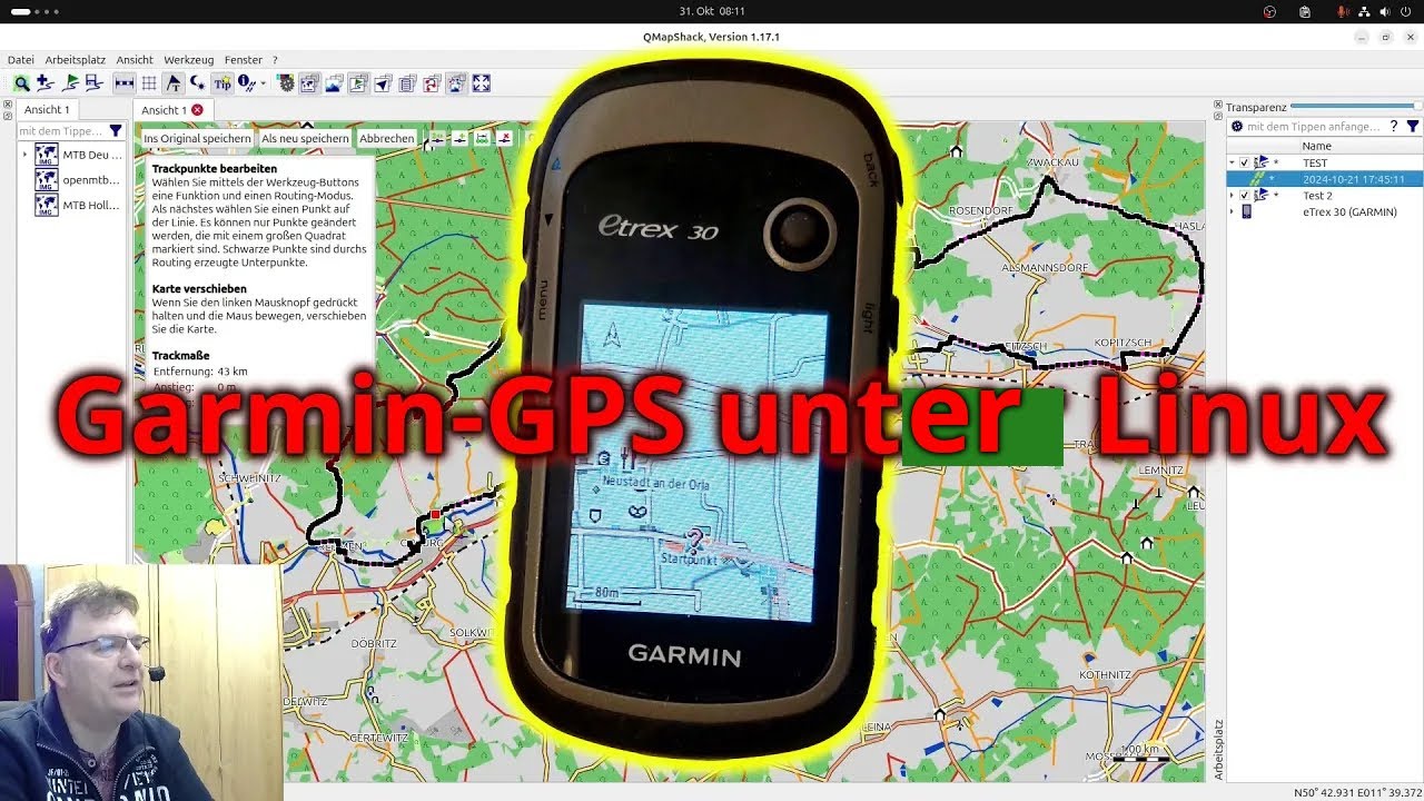 Garmin GPS Geräte unter Ubuntu 24.10 verwenden