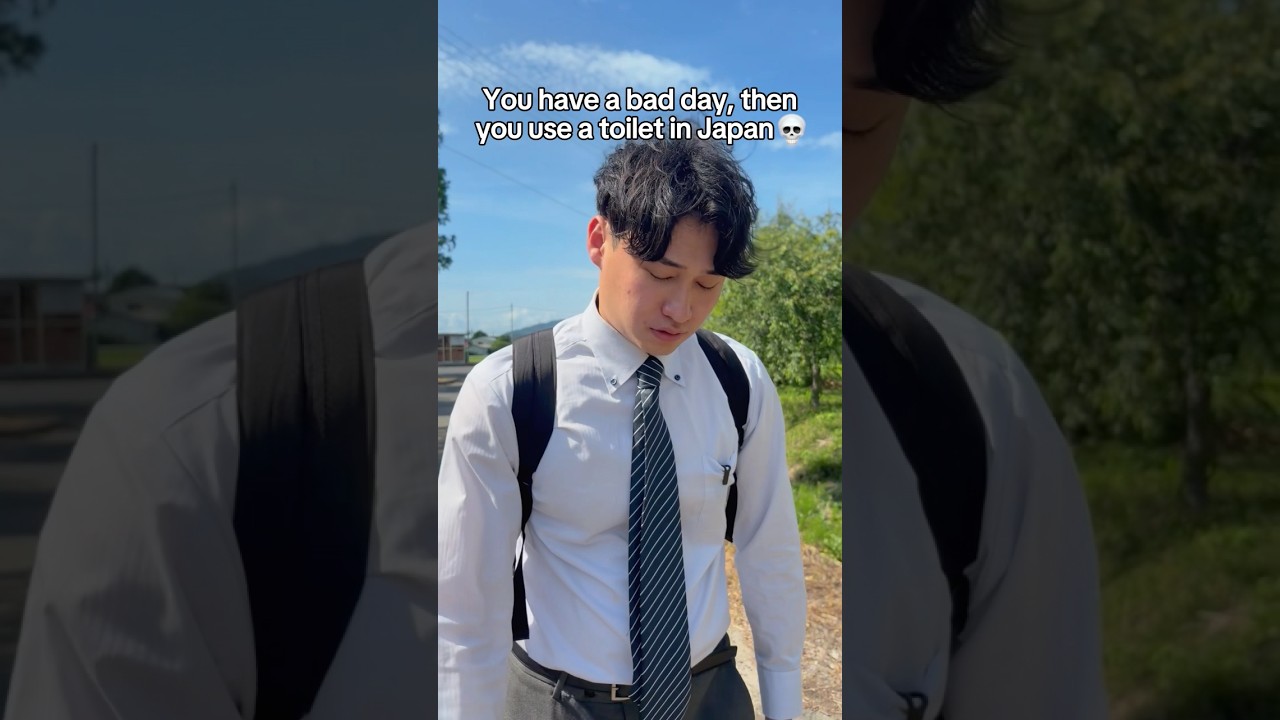 You have a bad day, then you use a toilet in Japan💀 - YouTube