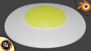 𝐓𝐮𝐭𝐨𝐫𝐢𝐚𝐥 : Create this ❛ Fried Egg ❜ 𝟑𝔻 𝐌𝐎𝐃𝐄𝐋 in Blender .