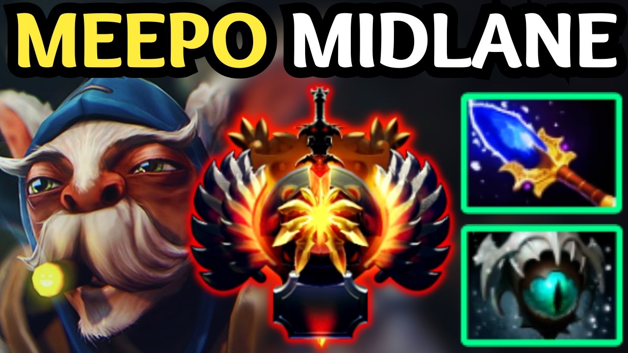 🔥 Meepo MID Madness — Impossible to Stop Micro! 🔥 Dota 2 Gameplay