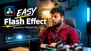 Easy Flash Effect Tutorial | DaVinci Resolve Magic Mask | Fusion