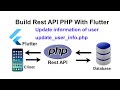Build rest api flutter with php mysql - update user information