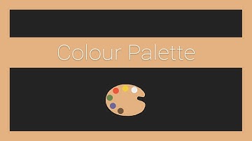 Generating colour palette from an image