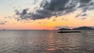 2026年4月16日 日の出(東かがわ市三本松港) - YouTube