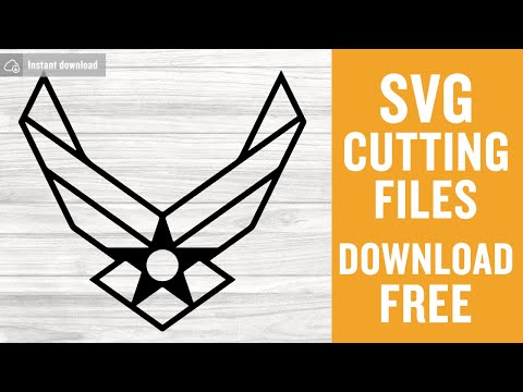 U S Air Force Svg Free Cut Files for Cricut Instant Download