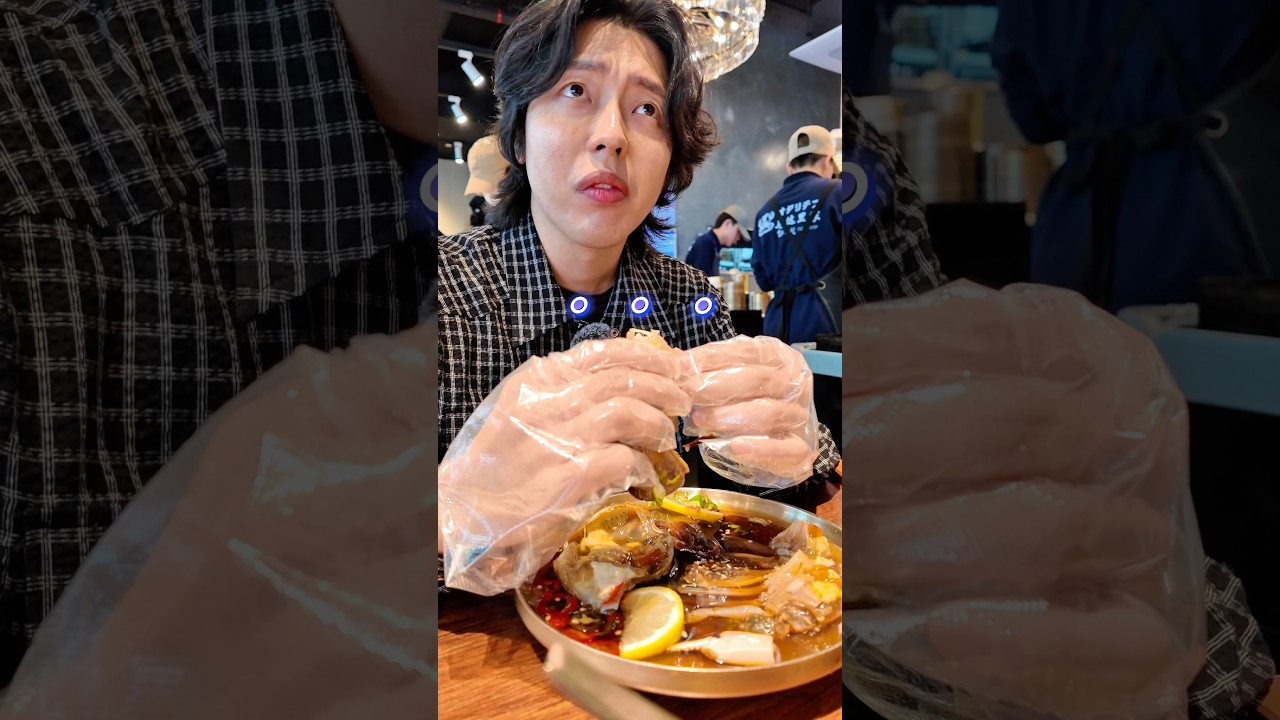 【悲報】明洞の高級カニが正直〇〇すぎて…