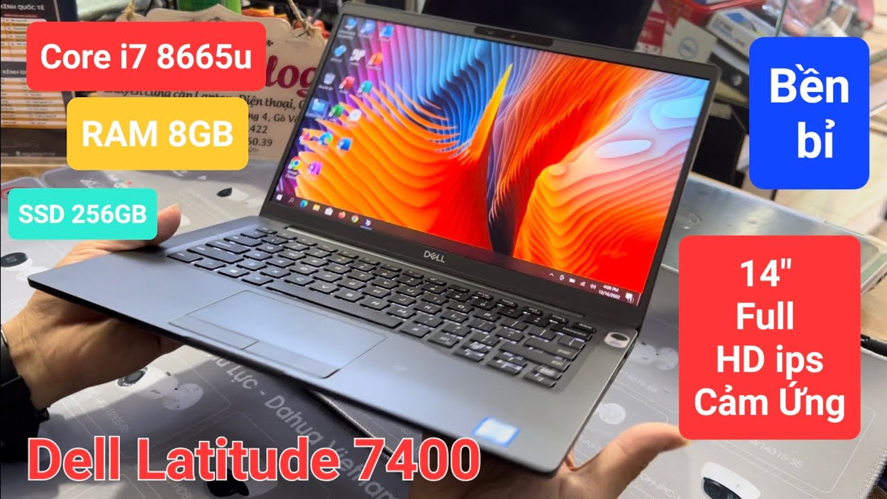 Dell Latitude 7400 | Core i7 8665, 8GB, SSD 256GB, 14” Full HD ips Cảm ...