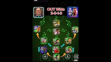 New Best formation for Out wide|| Best custom formation in efootball