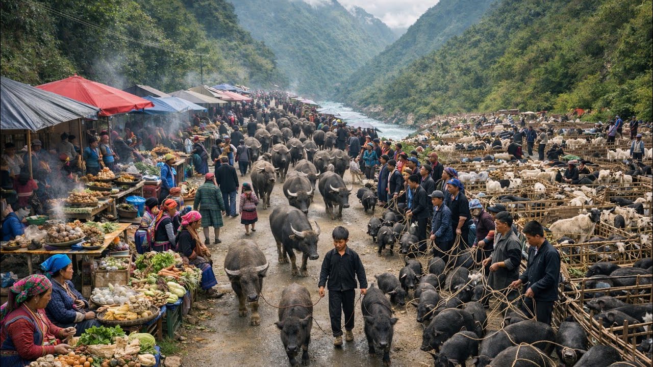Explore the Traditional H’Mong Mountain Market in Vietnam – Coc Ly Fair, Bac Ha, Lao Cai