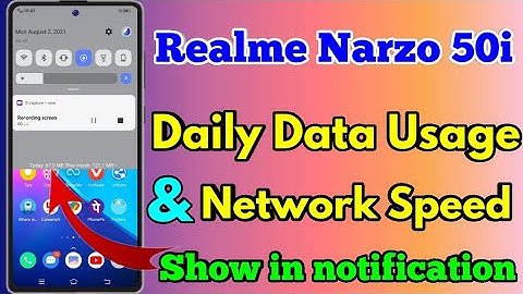 Realme Narzo 50i Daily Data Usage Kaise Dekhe | Realme Narzo 50i Daily Data Use