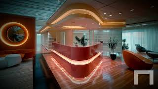 Noedell - Reception desk sax (with our most valued customer)