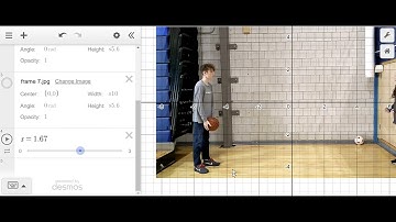 projectile motion quadratic regression
