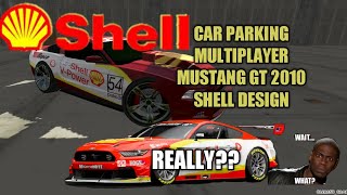 #trending MUSTANG GT HUGE CROWN HOOD | SHELL DESIGN | CAR PARKING MULTIPLAYER | MONTAGE