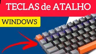 TECLAS de ATALHO WINDOWS COMANDO do TECLADO Mais USADOS