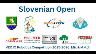 Slovenian Open VEX IQ Robotics Competition - Mix & Match 2025 - 2026