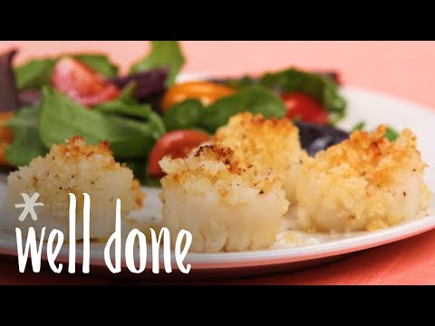 How To Make Baked Scallops Au Gratin | Recipe | Well Done