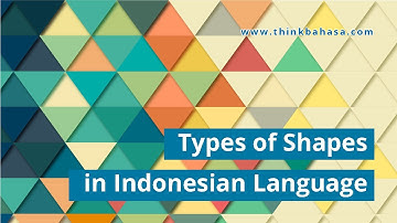 Learn Shapes in Indonesian Language | Learn Indonesian Online