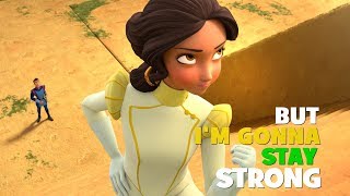 Steppin' Up | Lyric Video | Elena of Avalor | Disney Junior