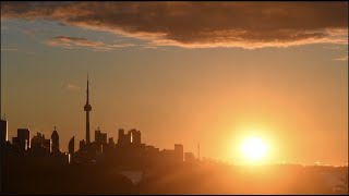 REVERSE time lapse SUNRISE - WHAT! August 30th, 2020 Toronto