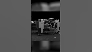 Respectfully making a spaceship from scratch. (Part 1) 🚀🍩 #blender #spaceship #scifi