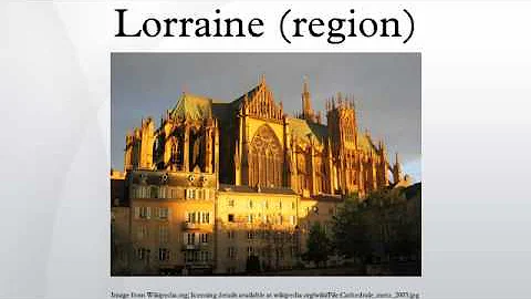 Dove si trova Lorena in Francia?