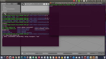 Rotors Simulator running way point publisher node on Astec firefly hexarotor