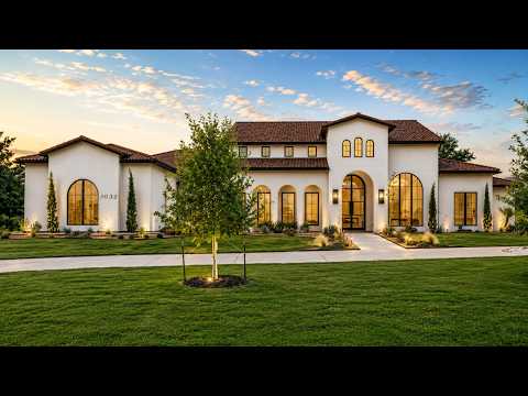 This Luxury Mediterranean Home is on 2 ACRES With A Surprise HIDDEN ROOM