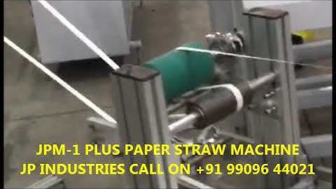PAPER STRAW  MAKING MACHINE