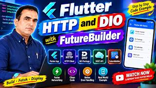 Flutter HTTP and DIO with Future Builder | Video 74
