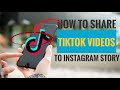 How ro Share TikTok Videos to Instagram Story