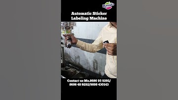 Automatic Sticker Labeling With Date Coding Machine... #shorts #shortsfeed