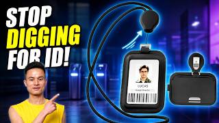 YTXFY ID Badge Holder Review - Lanyard   Retractable Reel in One? #affiliate
