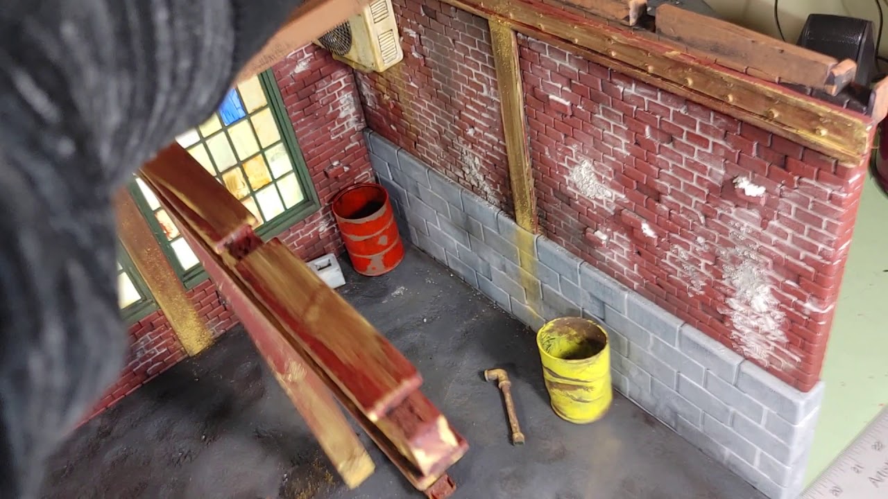 1/12 scale warehouse diorama YouTube