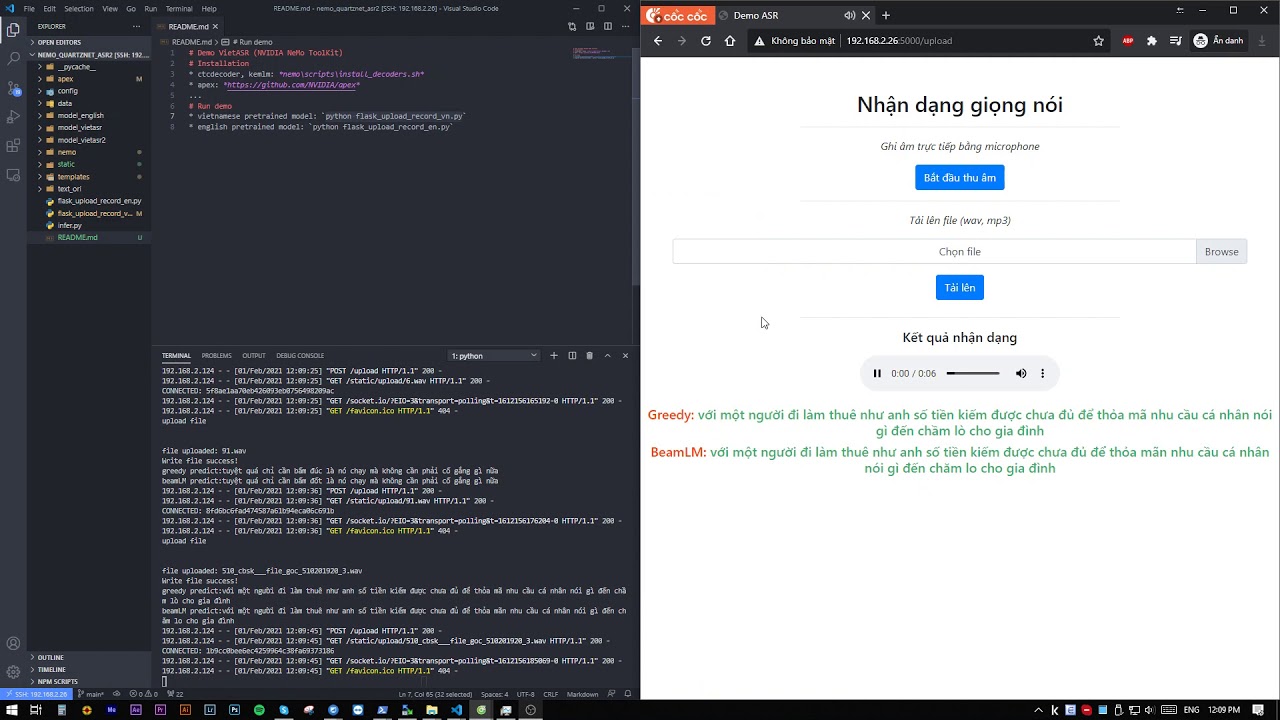 [ Demo v2 ] Nhận dạng giọng nói Tiếng Việt - Vietnamese Speech ...