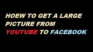 Getting a large Thumbnail Picture On Facebook Without A 3rd Party Software screenshot 2