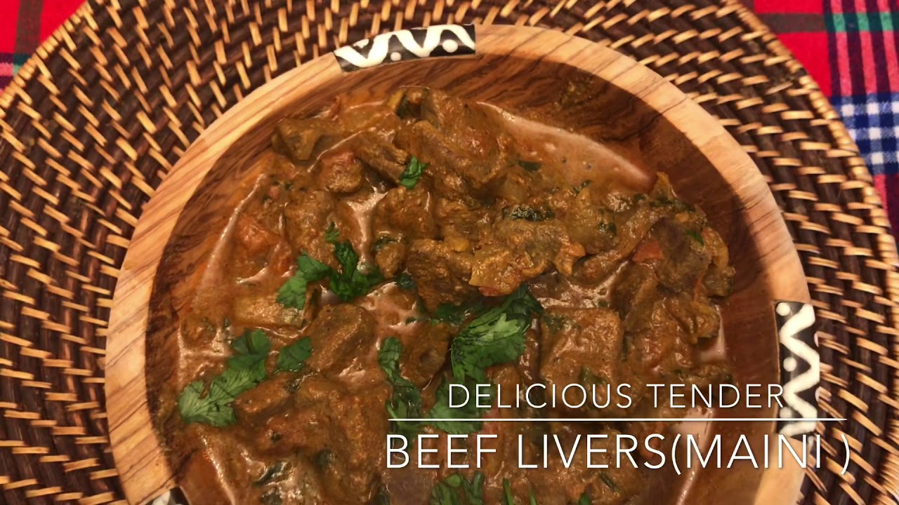 How to make delicious homemade tender BEEF LIVER Recipe - YouTube