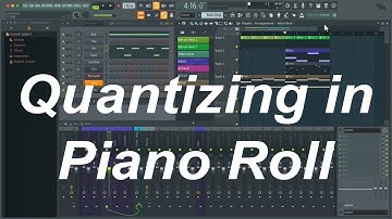 FL Studio: Quantizing in piano roll