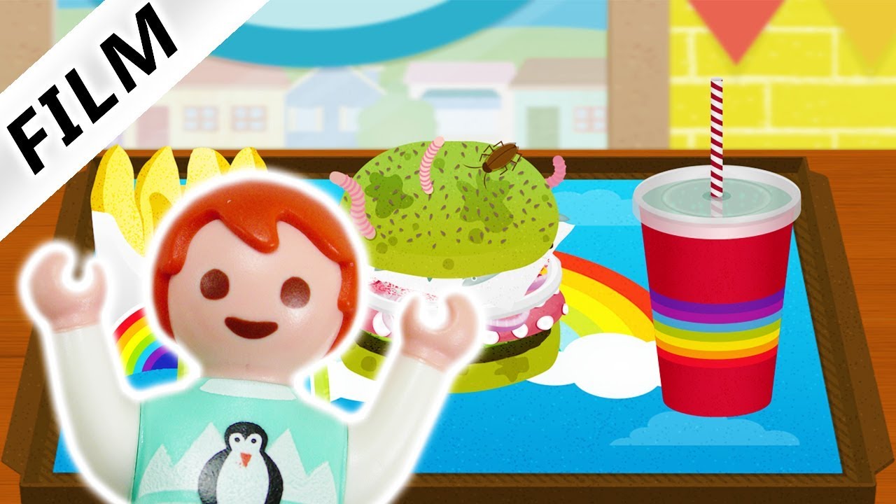 EMMA SPIELT BAMBA BURGER | Monster Hamburger mit Würmern und Schnecken Soße | Familie Vogel