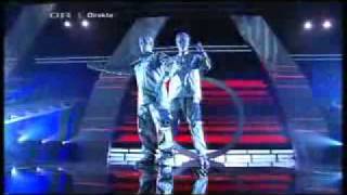 Live Robot Dancers Nick Jeppe - Talent 2008 Denmark