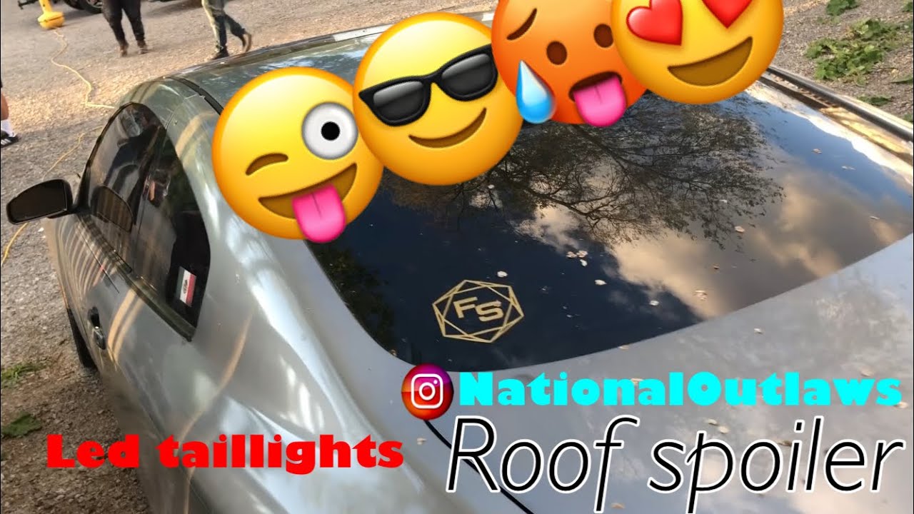 Infiniti G35 Led & Roof Spoiler install