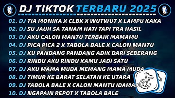 DJ TIKTOK TERBARU 2025 🎧 DJ TIA MONIKA X CLBK X WUTWUT X LAMPU KAKA 🎵 DJ SU JAUH SA TANAM TAPI HATI 