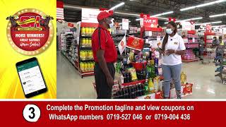 OK Grand Challenge 2021 TV Special 4 - Kadoma
TV Infomercial filmed at OK Kadoma branch to promote this years exciting OK Grand Challenge Promotion.
The OK Grand Challenge Promotion:
More Winners!
Great Savings
More Smiles! OK Grand Challenge 2021 TV Special 4 - Kadoma