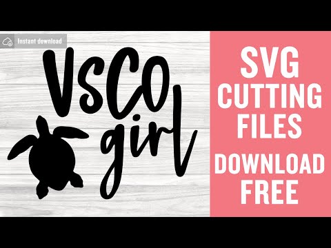 Vsco Girl Svg Free And I Oop Cutting Files for Cricut Brother Scanncut